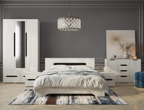 Вега тумба прикроватная (Дуб крафт белый)