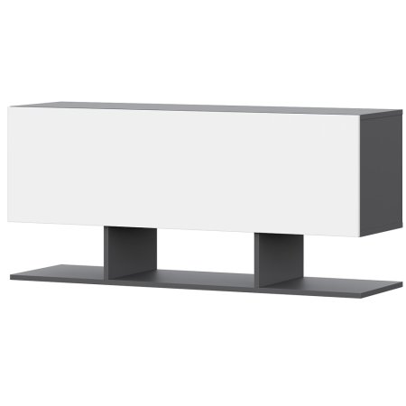 Айвори-4 Полка навесная ЦРК.АВР.04 (Графит/белый)