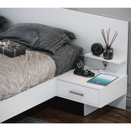 Эва тумба прикроватная ТМ-007 (Белый Гладкий)