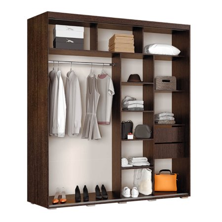 Шкаф-купе Крафт 6 (Венге)