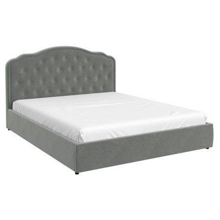 Селин кровать 160х200 + металлокаркас + подъемный механизм (Холодный серый)