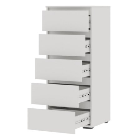 Хелен комод КМ 03 5 ящиков 502 (Белый)