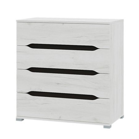 Вега комод 800 (Дуб крафт белый)