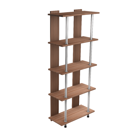 Стеллаж Лиана-4 прямая большая (Шимо темный)