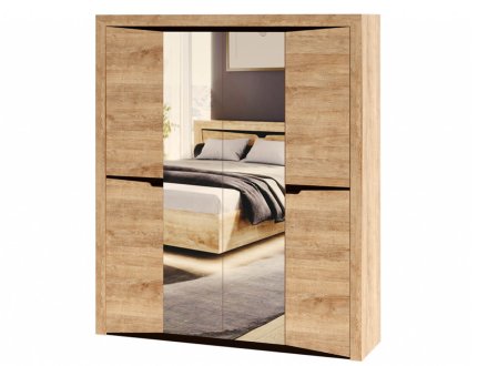 Четырехстворчатые распашные шкафы