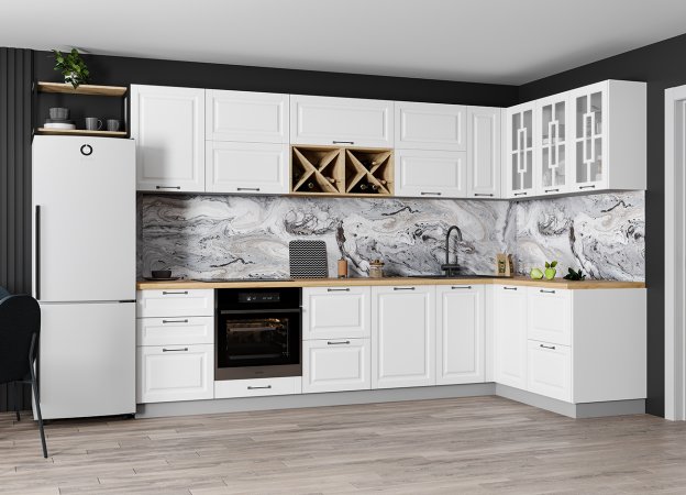 Модульная кухня Гарда (Белый)