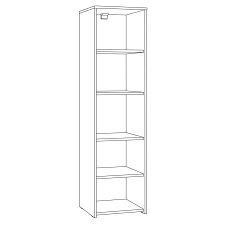 Двустворчатые распашные шкафы