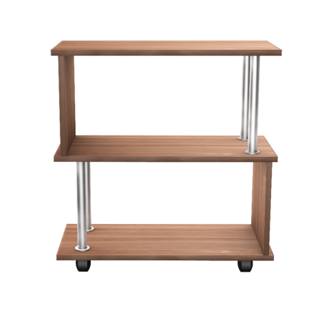 Стол журнальный Волна - Доллар (Шимо темный)