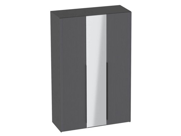 Нора спальня Шкаф 3 двери (Металл Бруклин / Графит)