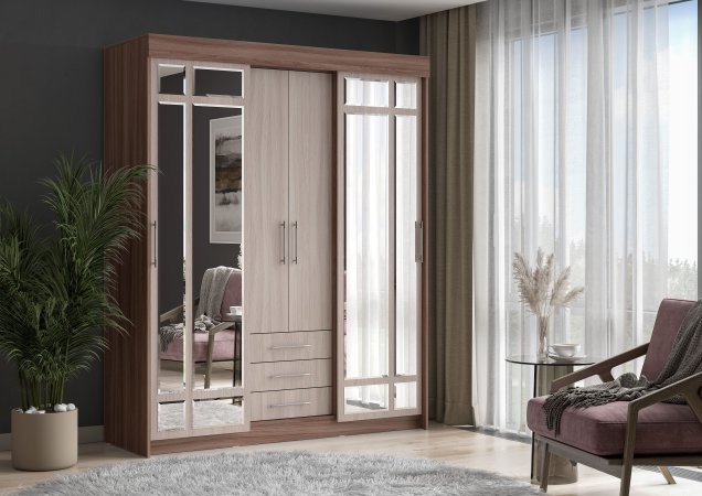 Шкаф-купе Фортуна (Шимо комби)