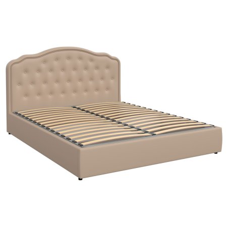 Селин кровать 160х200 + металлокаркас + подъемный механизм (Бежевый)
