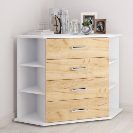 Комод Катрин 7 (Крафт золотой/Белый)