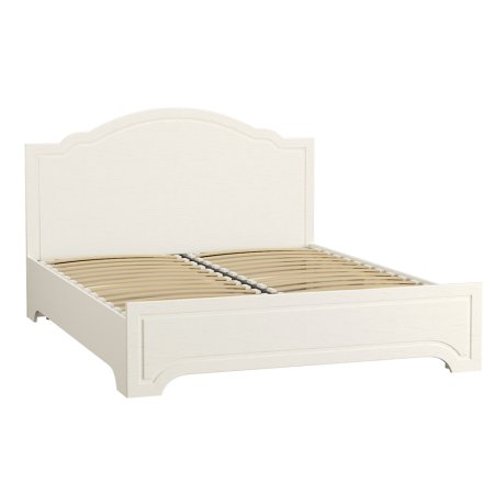 Ливерпуль Кровать 11.08 + Основание 1600 С + Комплект опор основания (Белый / ясень ваниль)