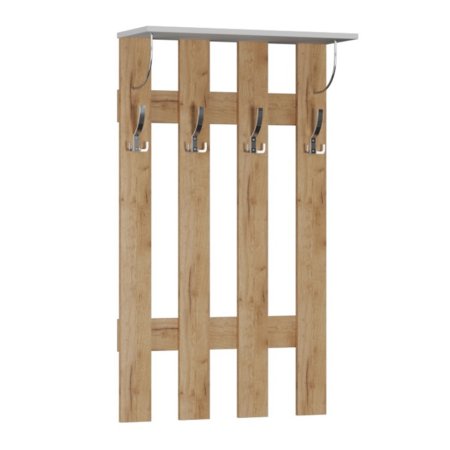 Ямайка вешалка ЯПВ-1 (Крафт золотой/Белый)