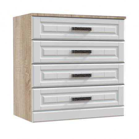 Венеция-1 секция-11 Комод (Сонома/Белый)