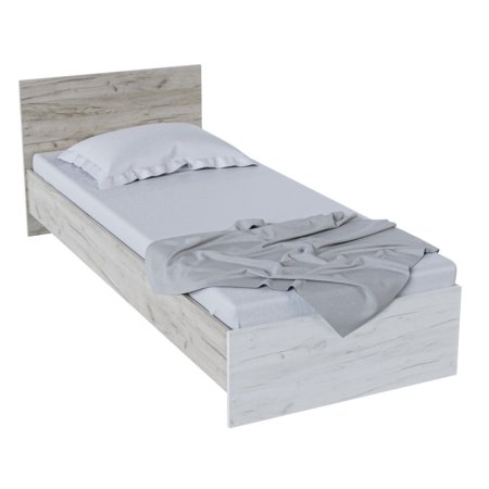 Басса кровать КР 554 80х200 (Крафт белый / крафт серый)