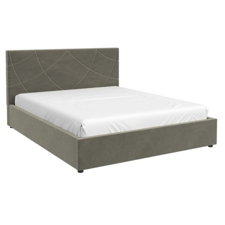 Версаль кровать 160х200 + металлокаркас + подъемный механизм (Серый)