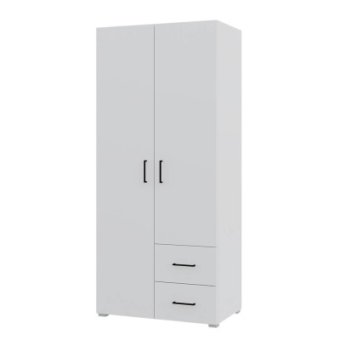 VICTOR шкаф 2 ств с ящиками (Белый)