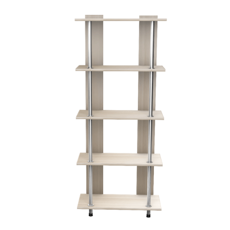 Стеллаж Лиана-4 прямая большая (Шимо светлый)