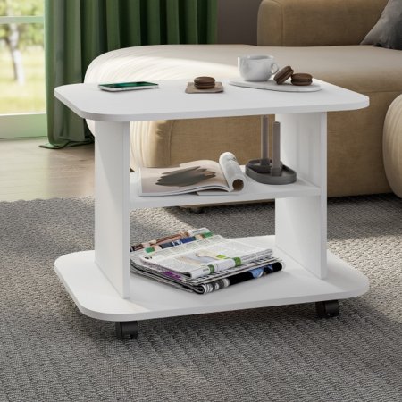 Стол журнальный СТЖ-004 (белый)