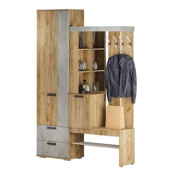 Прихожая Трамп (крафт/бетон)