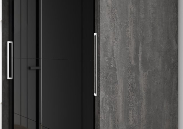 Комфорт-12 шкаф-купе Прайм limit Edition 150 см (Камень Угольный)