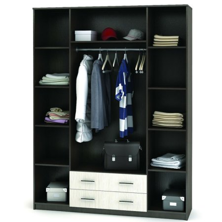 Шкаф 4 ств Квадро (Венге/Белфорд)