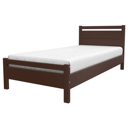 Вероника-1 кровать 90х200 + металлокаркас + комплект ножек (Орех)