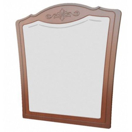 Лотос (ЛАК) зеркало навесное (Орех Экко/Орех темный с тонировкой)