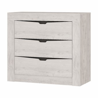 Леонардо комод КМ-13 (Бетон пайн светлый/графит)