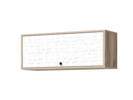 Киви ПЛ-01 Полка навесная (Дуб делано/белый) снято с производства