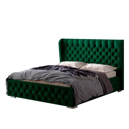 Кровать Франческа 160х200 без настила (Изумруд)