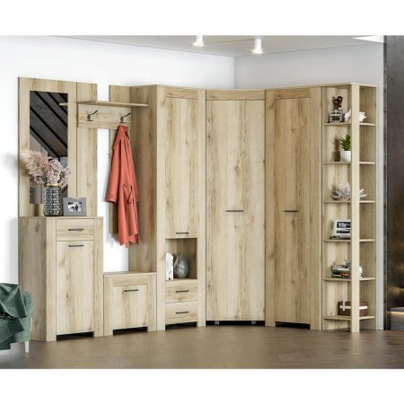 Квадро-42 вешалка (Дуб делано светлый) - ЦРК.КВД.42