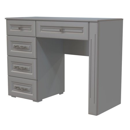 Олимп (ЛАК) спальный гарнитур стол туалетный (макияжный) (Серый шифер/Антрацит)