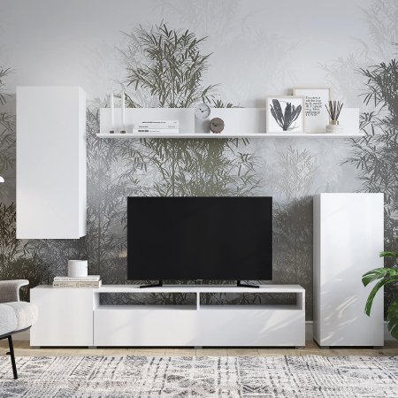 Гостиная Лира ЛДСП (Белый/Белый)