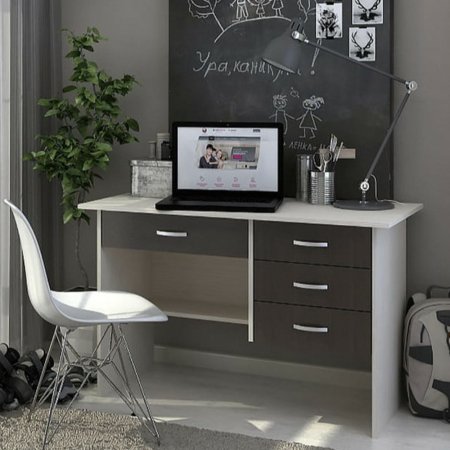 Стол письменный Сити (Венге/Белфорд)