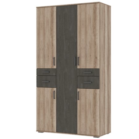 Шкаф Нельсон ШК 02 (Железный камень/дуб каньон)