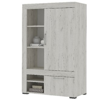 Гранд шкаф ШК 3 (дуб крафт белый)