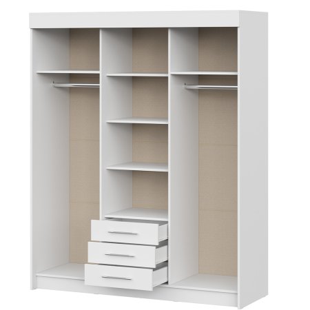 Шкаф-купе Фортуна (Белый)