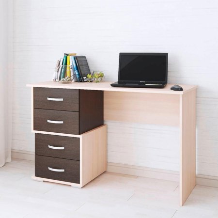 Стол письменный Сити 2 (Венге/Дуб молочный)