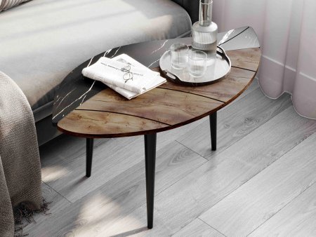 Стол журнальный СЖ-17 (Мрамор / Таксония)