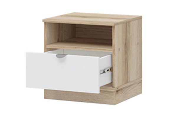 Юкки ТБ 1Я 450 Тумба (Белый / Дуб делано)