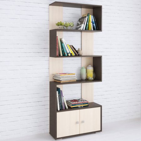 Стеллаж Ромео 2 (Венге/Дуб молочный)