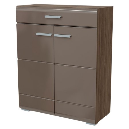 Вегас прихожая комод снято с производства (Шимо темный/кофе с молоком глянец)