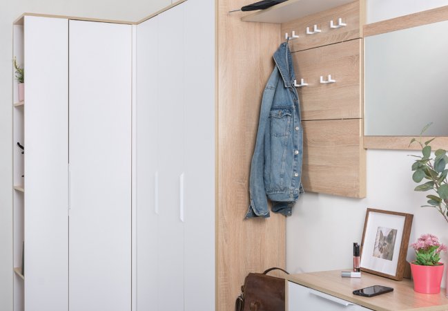 Куба Комод 13.113 N (Сонома / белый)