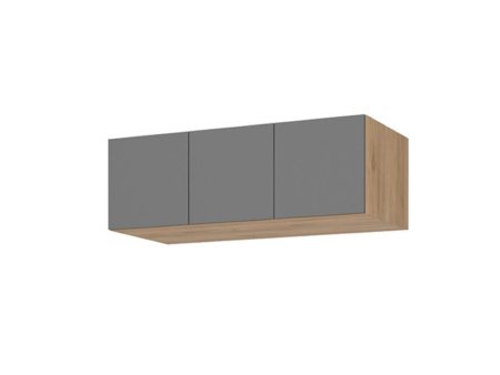 Лион АН-02 Антресоль 1200 (Крафт золотой / Графит)