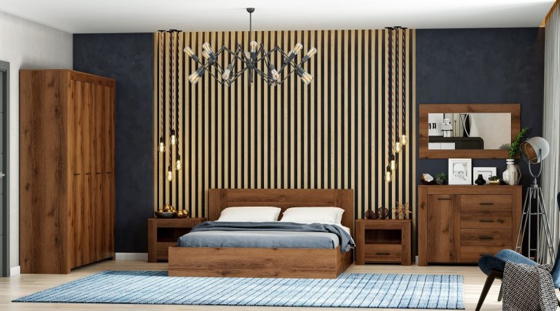 Квадро-17 шкаф 4 ств. ЦРК.КВД.17 (Дуб делано темный)