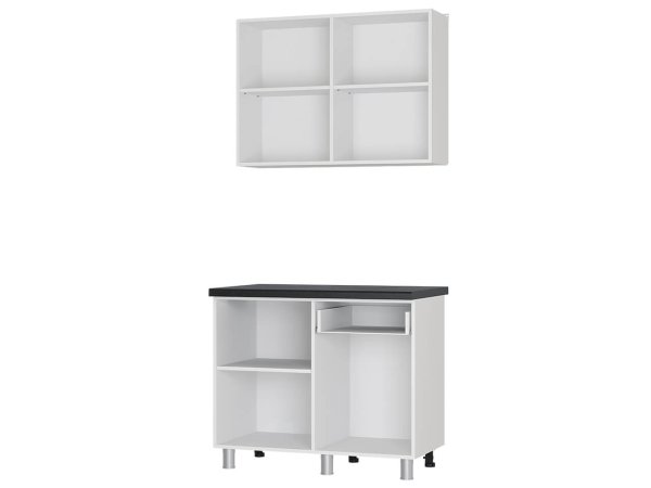 Кухня Ева (Зеленый лес/Черный янтарь)