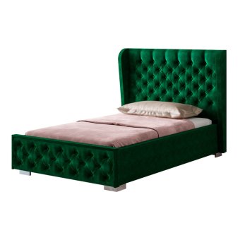 Кровать Франческа 120х200 без настила (Изумруд)
