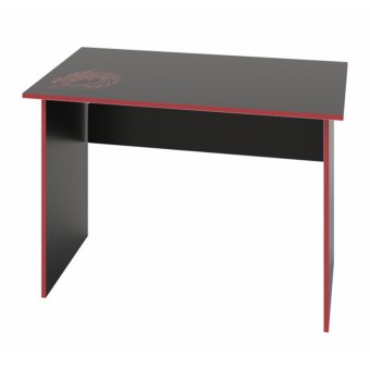 Компьютерный стол КЛ 9.2 (черный/красный)